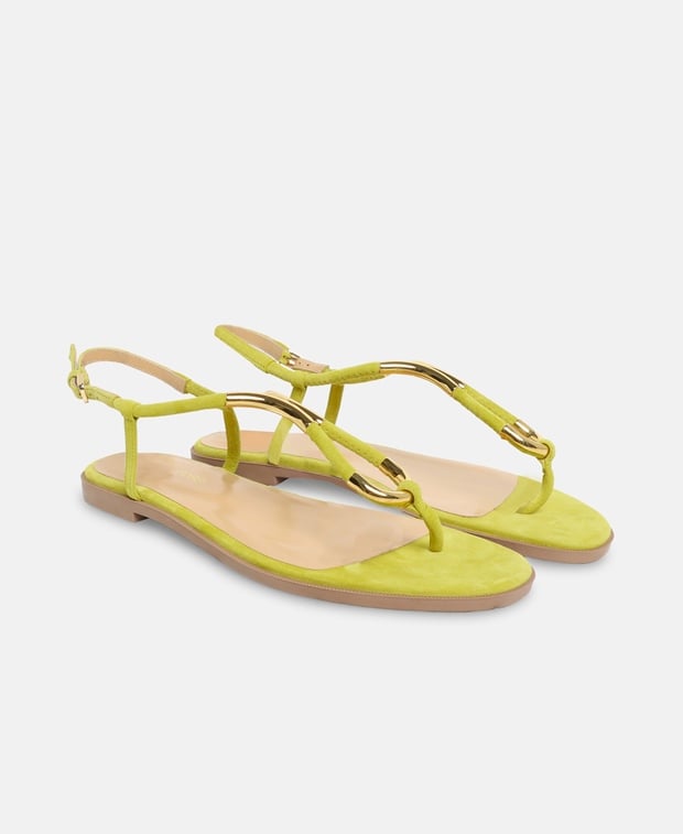 Sergio Rossi Ankle strap sandals Neon Green