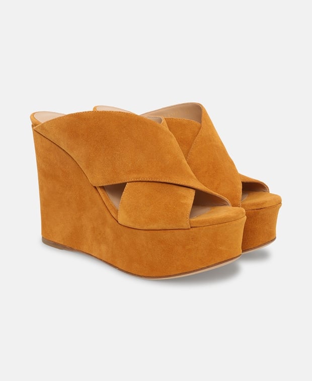 Sergio Rossi Alma Wedge sandals Yellow