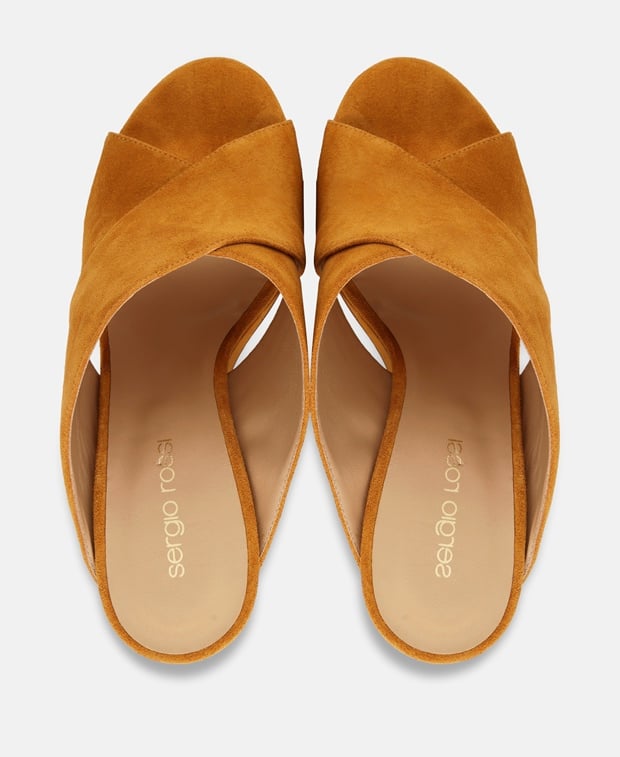 Sergio Rossi Alma Wedge sandals Yellow