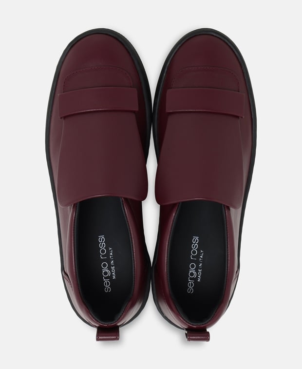 Sergio Rossi Slip-on sneakers Bordeaux