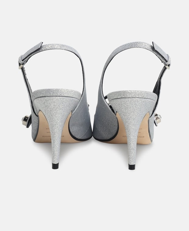 Sergio Rossi Slingback pumps Silver