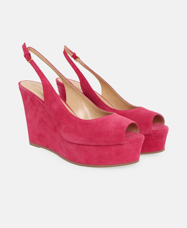 Sergio Rossi Pantelleria 075 Wedge sandals Pink