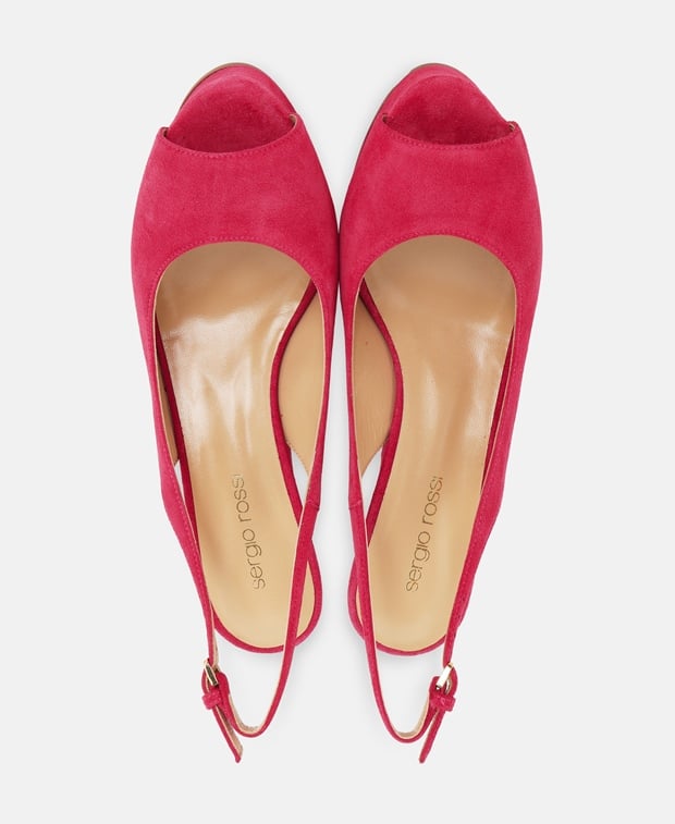 Sergio Rossi Pantelleria 075 Wedge sandals Pink