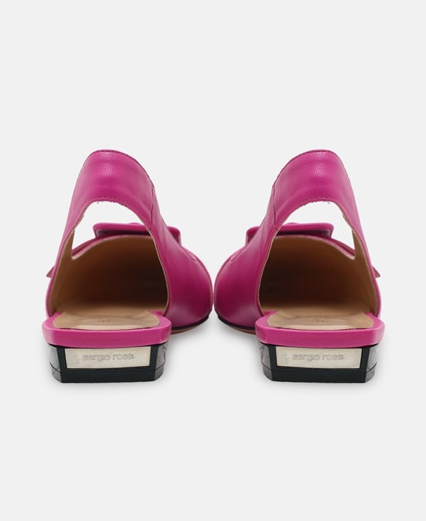 Sergio Rossi Dragon Slingback ballerina Light Red