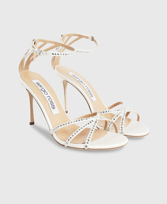 Sergio Rossi Godiva bridal Heeled sandals White