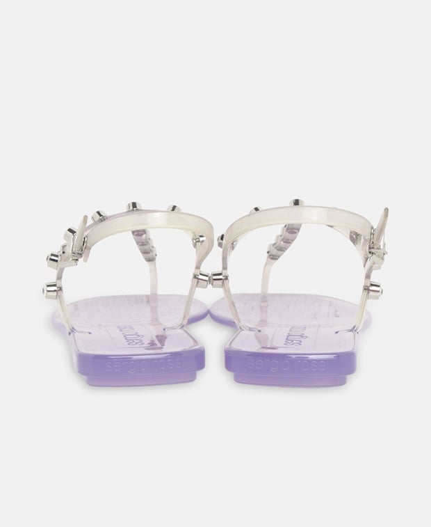 Sergio Rossi Sr Jelly 015 Ankle strap sandals Mauve