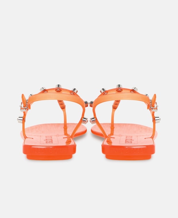 Sergio Rossi Sr Jelly 015 Ankle strap sandals Orange