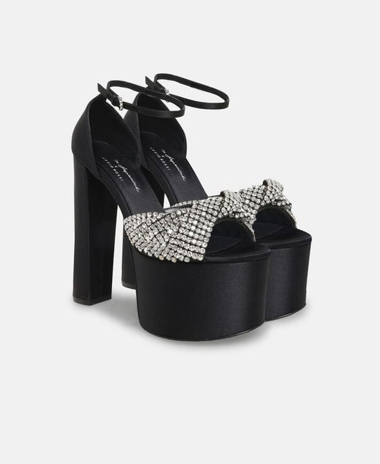 Sergio Rossi Evangelie 080 Ankle strap sandals Black