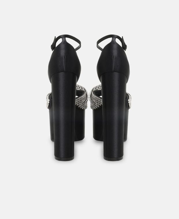 Sergio Rossi Evangelie 080 Ankle strap sandals Black
