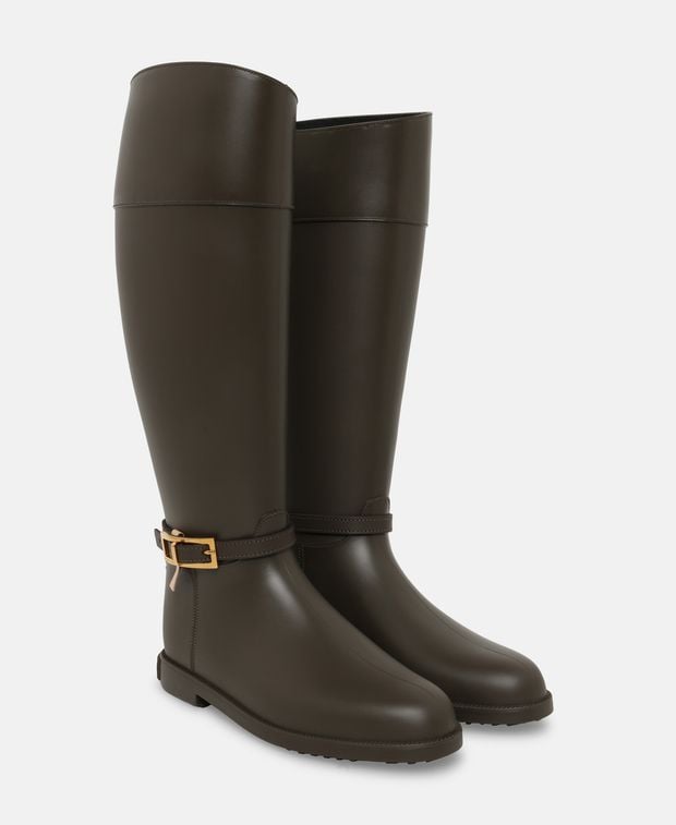 Sergio Rossi Nora Rainy 020 Boots Dark Green
