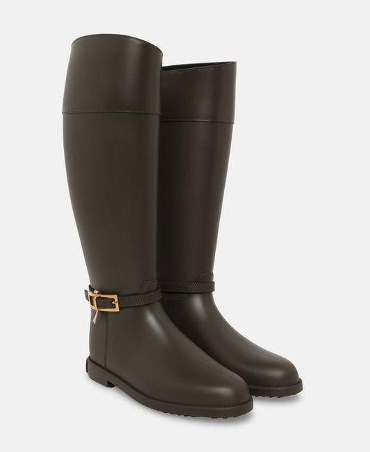 Sergio Rossi Nora Rainy 020 Boots Dark Green