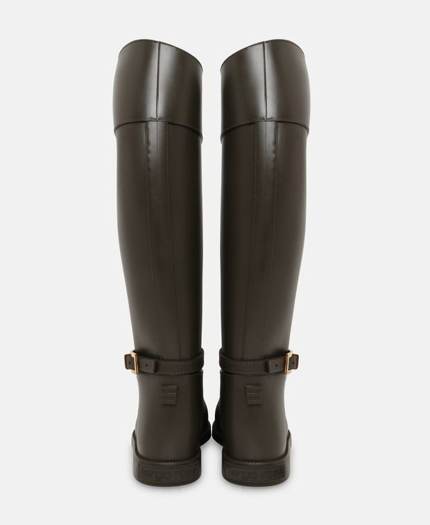 Sergio Rossi Nora Rainy 020 Boots Dark Green