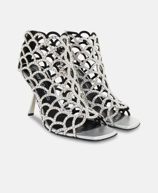 Sergio Rossi Sr Mermaid Heeled sandals Silver