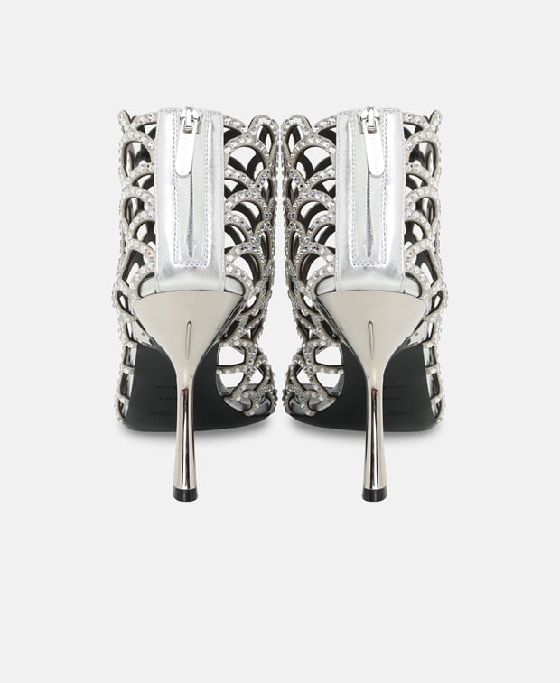 Sergio Rossi Sr Mermaid Heeled sandals Silver