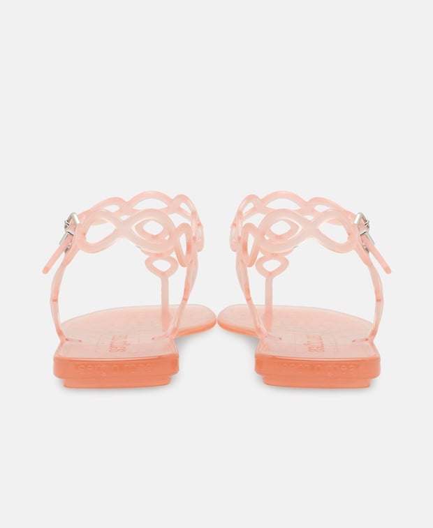 Sergio Rossi Sr Jelly Mermaid 015 Ankle strap sandals Peach