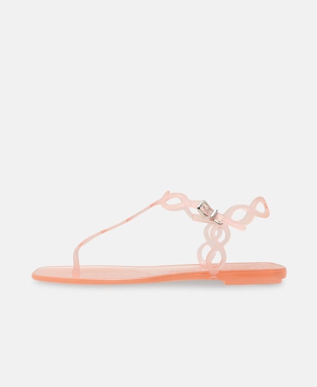 Sergio Rossi Sr Jelly Mermaid 015 Ankle strap sandals Peach