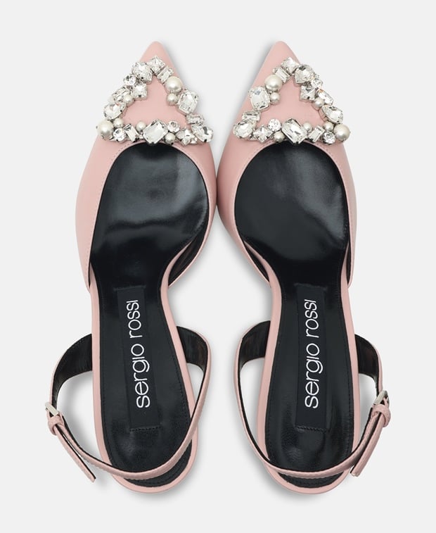 Sergio Rossi Godiva Slingback pumps Pink