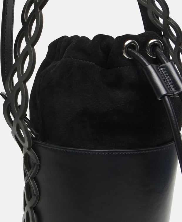 Sergio Rossi Mermaid Bucket bag Black