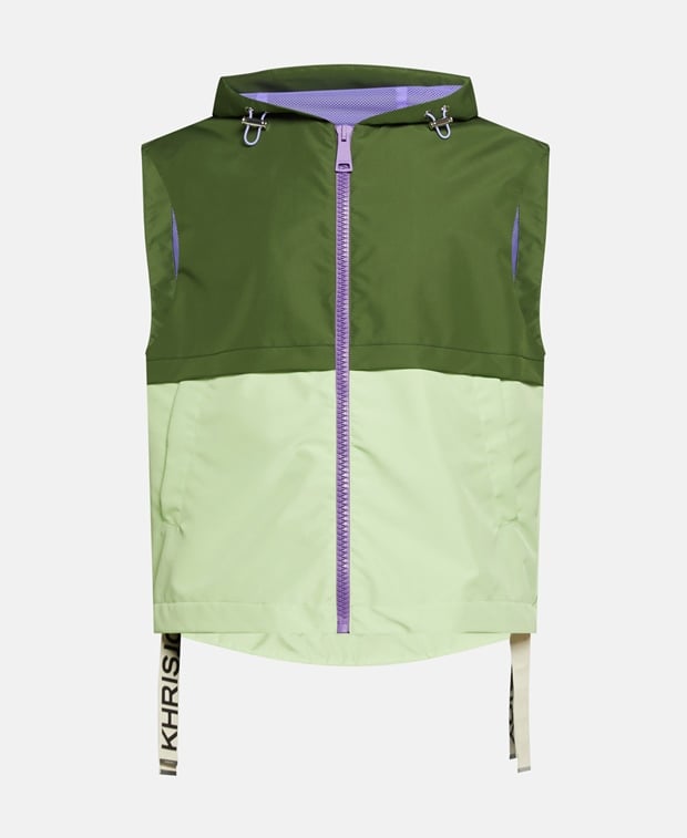 Khrisjoy Windbreaker gilet Green