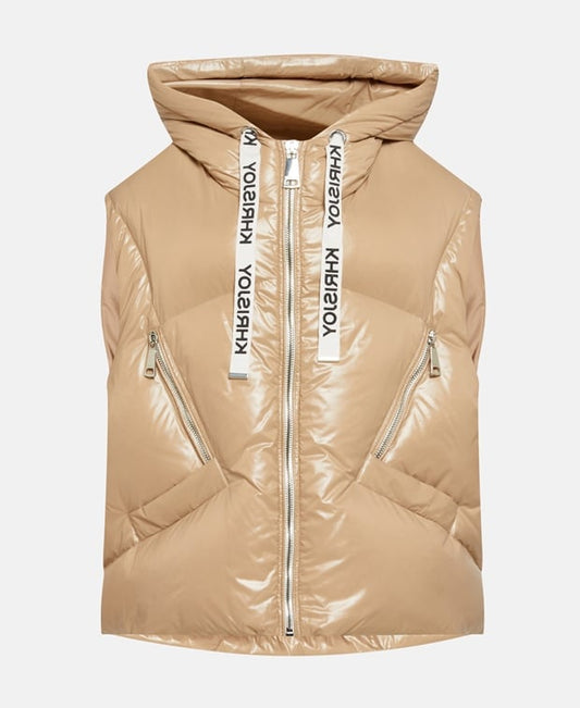 Khrisjoy Down gilet Champagne