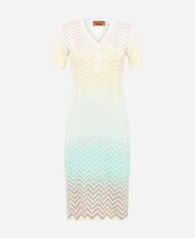 Missoni Knitted dress Light Yellow