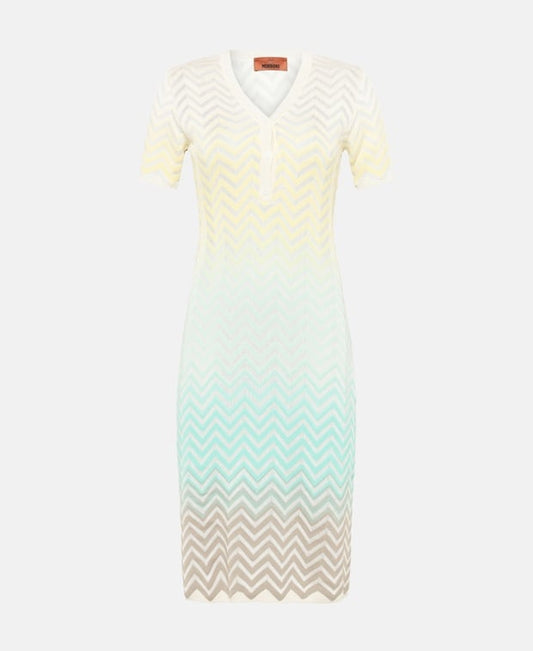 Missoni Knitted dress Light Yellow