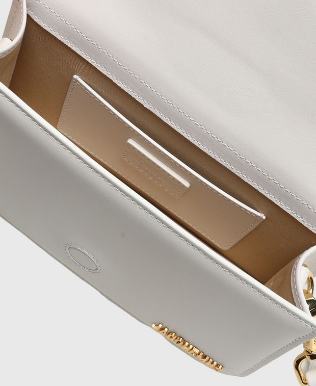 Jacquemus Le Grand Bambino Leather handbag White