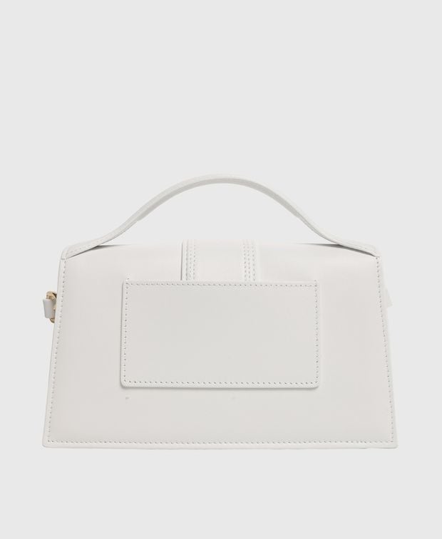 Jacquemus Le Grand Bambino Leather handbag White
