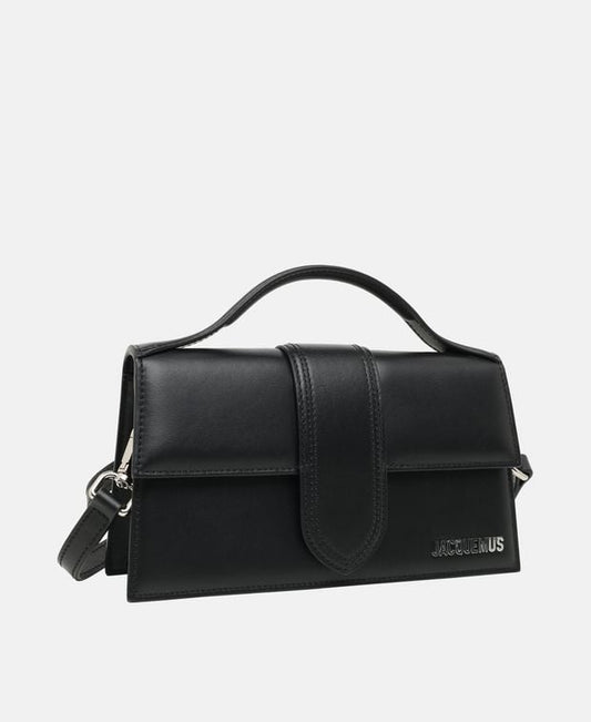 Jacquemus Le Grand Bambino Leather handbag Black