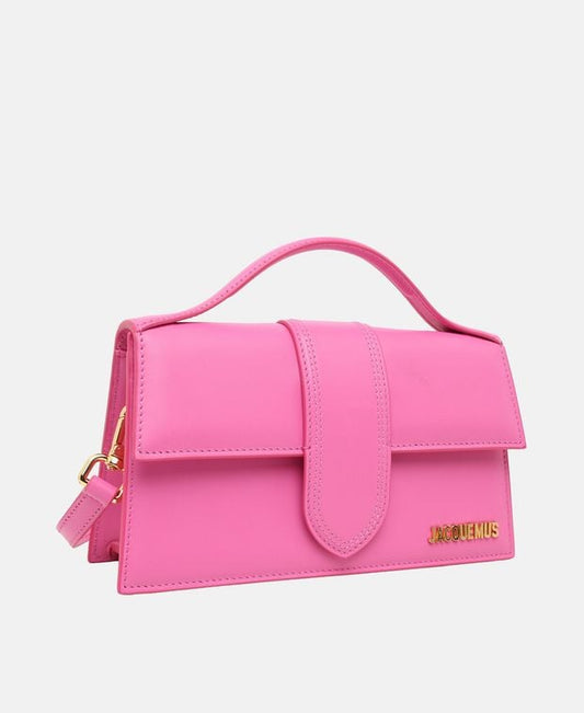 Jacquemus Leather handbag Neon Pink