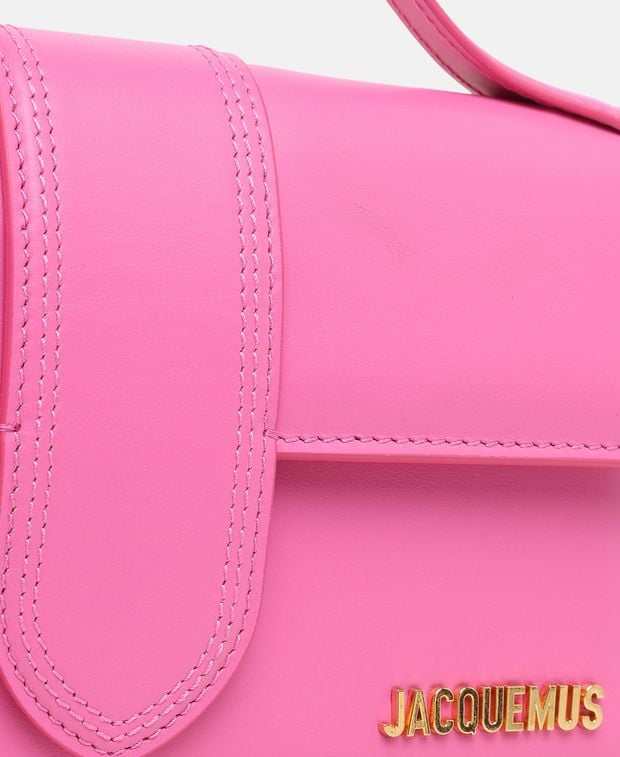 Jacquemus Leather handbag Neon Pink