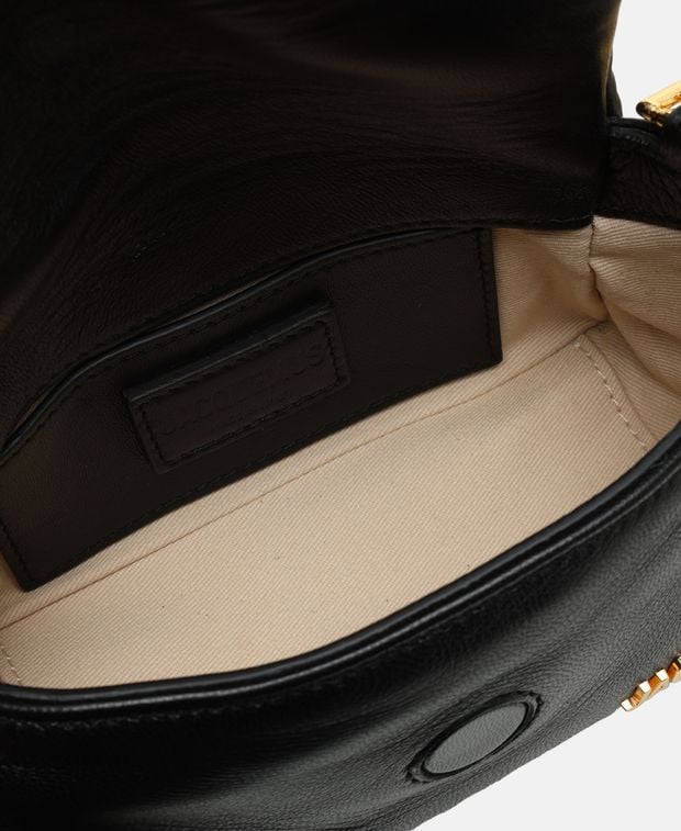 Jacquemus Le Bambino Leather shoulder bag Black