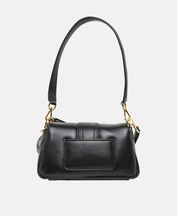Jacquemus Le Bambino Leather shoulder bag Black