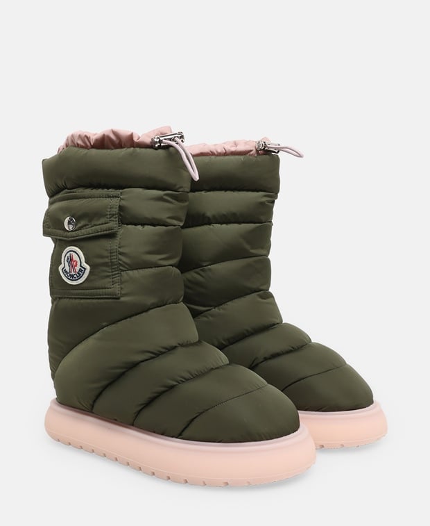 Moncler Gaia Winter ankle boots Green