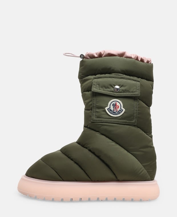 Moncler Gaia Winter ankle boots Green