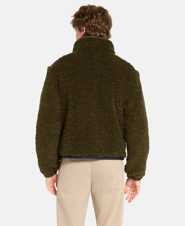 Moncler Teddy fur jacket Green