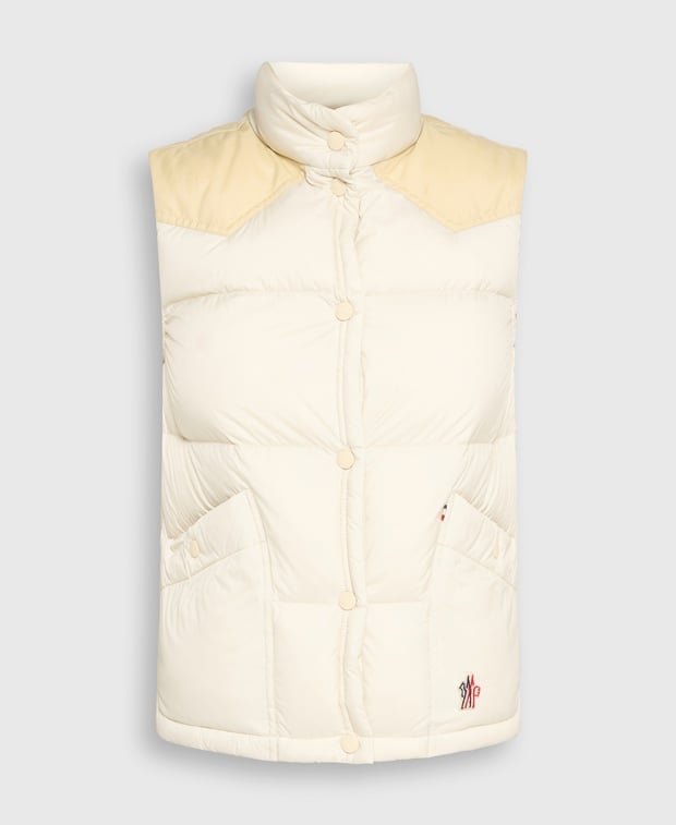 Moncler Functional down vest Brown