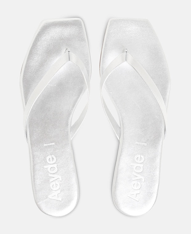 Aeyde Renee Sandals Silver