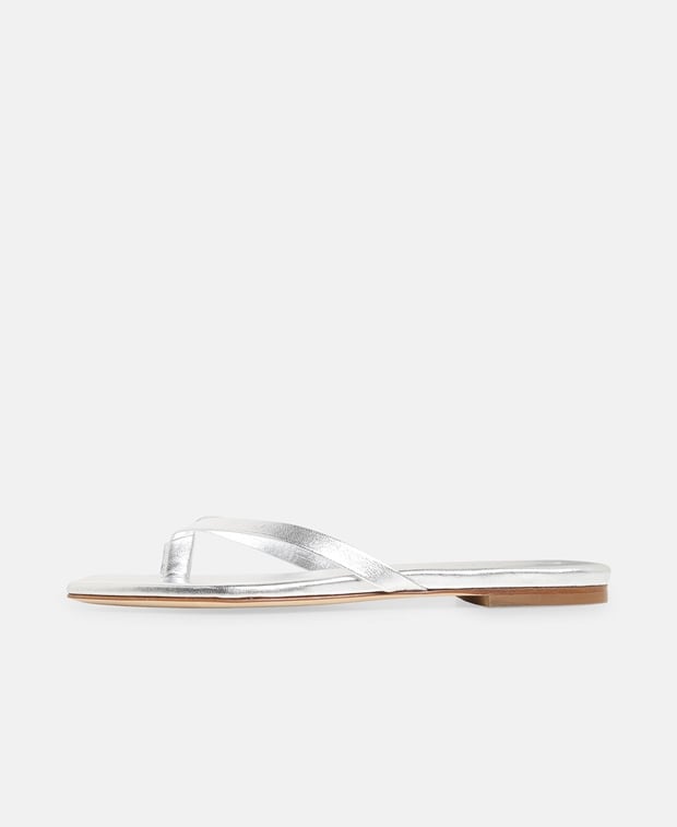 Aeyde Renee Sandals Silver