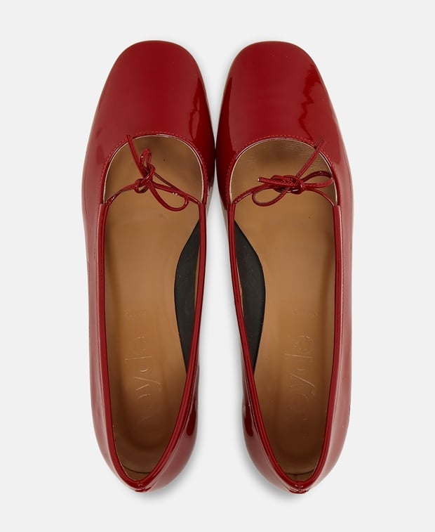 Aeyde Darya Ballet flats Burgundy