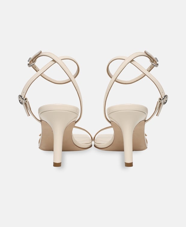 Aeyde Hallie Ankle strap sandals Sand