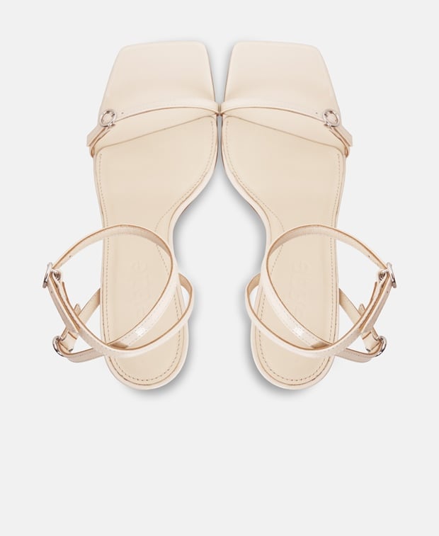 Aeyde Hallie Ankle strap sandals Sand