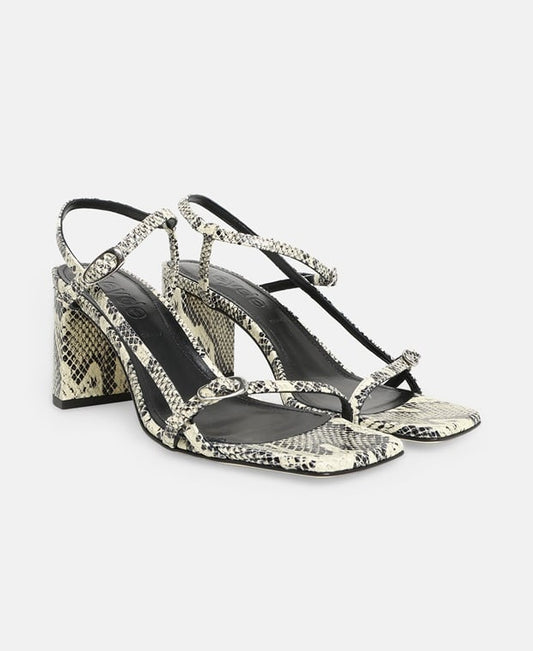Aeyde Franzi Ankle strap sandals Ecru