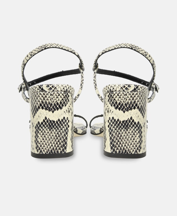 Aeyde Franzi Ankle strap sandals Ecru