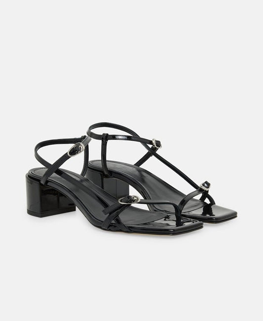 Aeyde Tash Ankle strap sandals Black