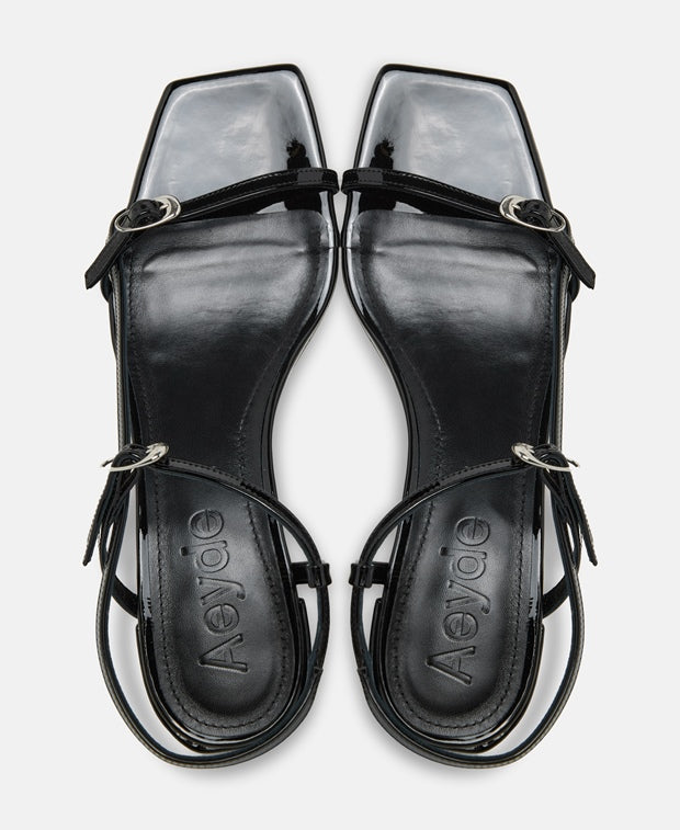 Aeyde Tash Ankle strap sandals Black