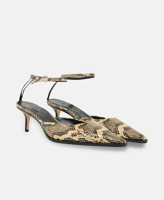 Aeyde Sarina Ankle strap pump Beige