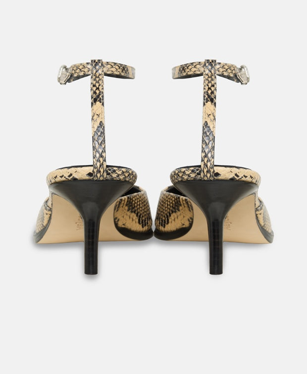Aeyde Sarina Ankle strap pump Beige