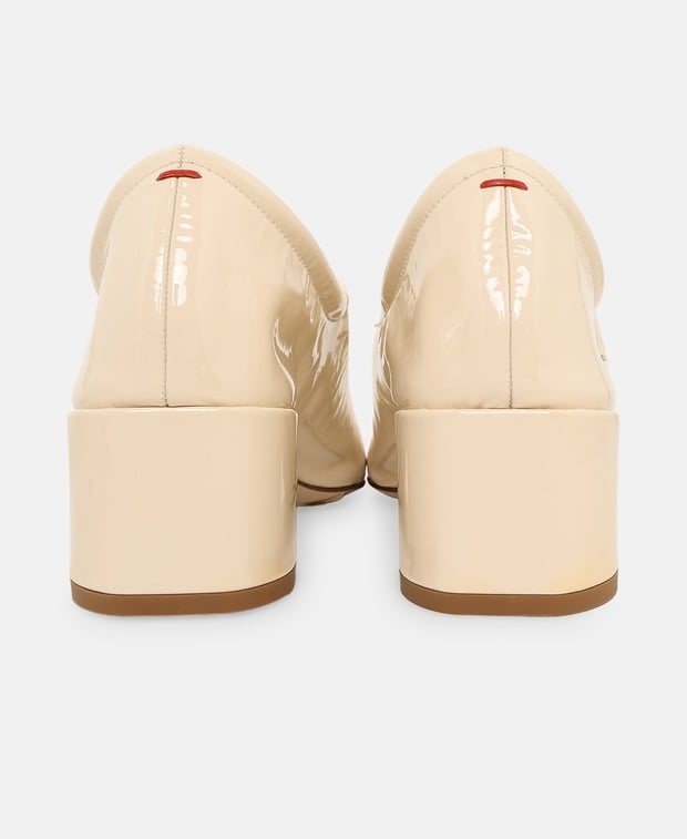 Aeyde Aline Ankle strap pump Sand