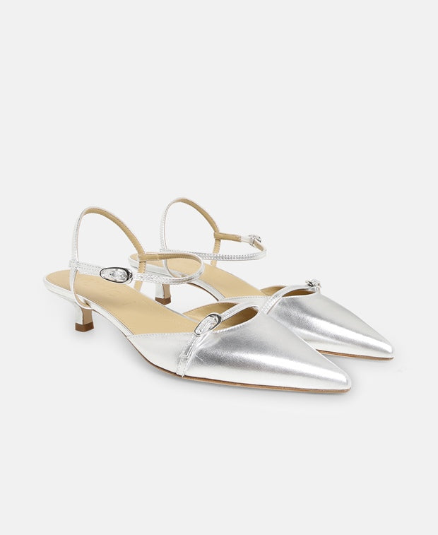 Aeyde Platz Pumps Silver